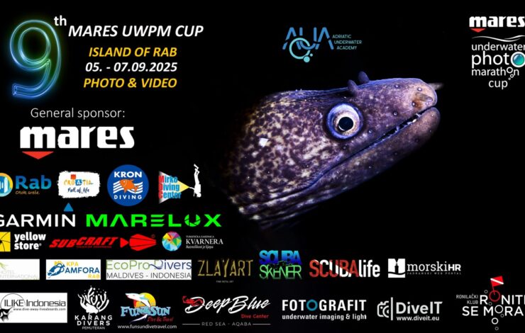 9. MARES UNDERWATER PHOTO MARATHON CUP 2025 OTOK RAB,RAB, HRVATSKA 05.-07.rujna 2025